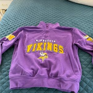 Minnesota Vikings Men’s Purple Quarter-Zip Sweatshirt